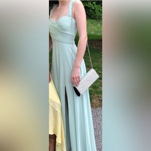 Nordstrom Green Maxi Sage Dress